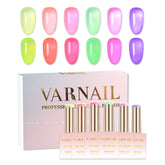 6 Colors Jelly Gel Polish Set - S13 Jelly Land